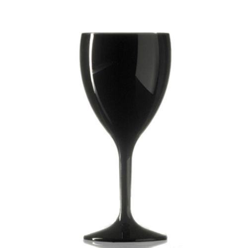 zwart Wijnglas Basic 32 cl. Kunststof laten bedrukken